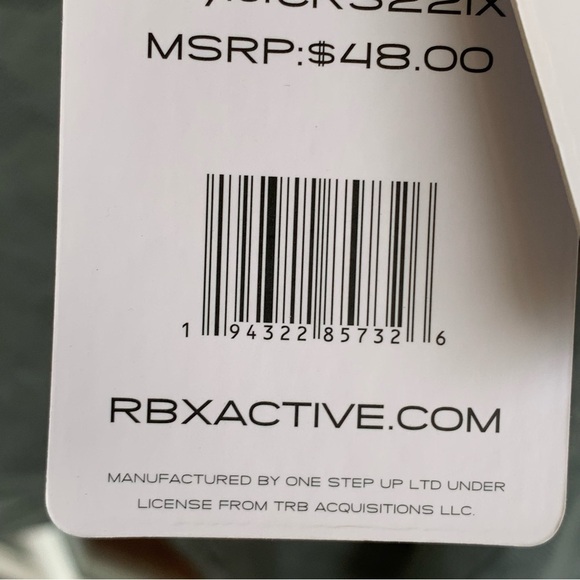 🆕 RBX Activewear Tank Top RBX Breezy Textured Jacquard Plus Size 1X Fitness - Picture 3 of 6